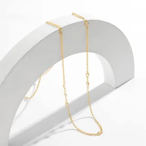 Dainty Rhinestone Charm Waist Chain
