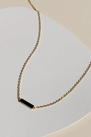 Delcy Bar Fine Necklace (925 Silver)