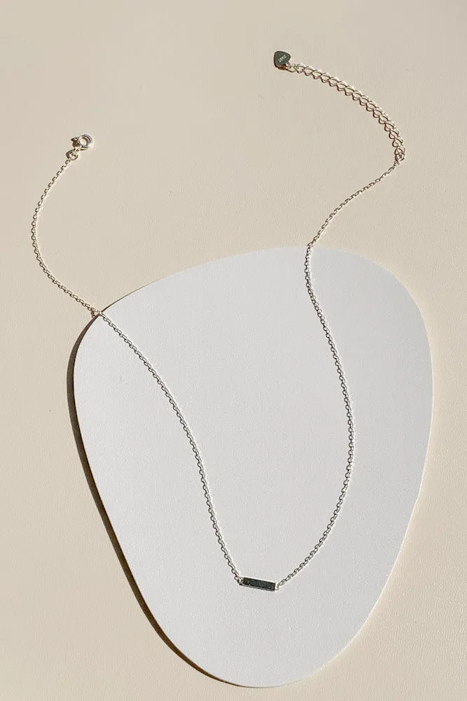 Delcy Bar Fine Necklace (925 Silver)