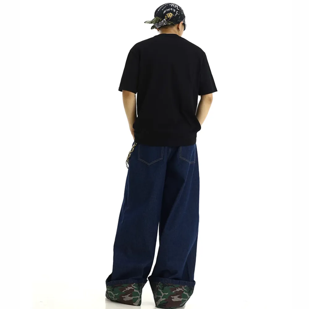 DF |Versatile Camouflage Hem Jeans