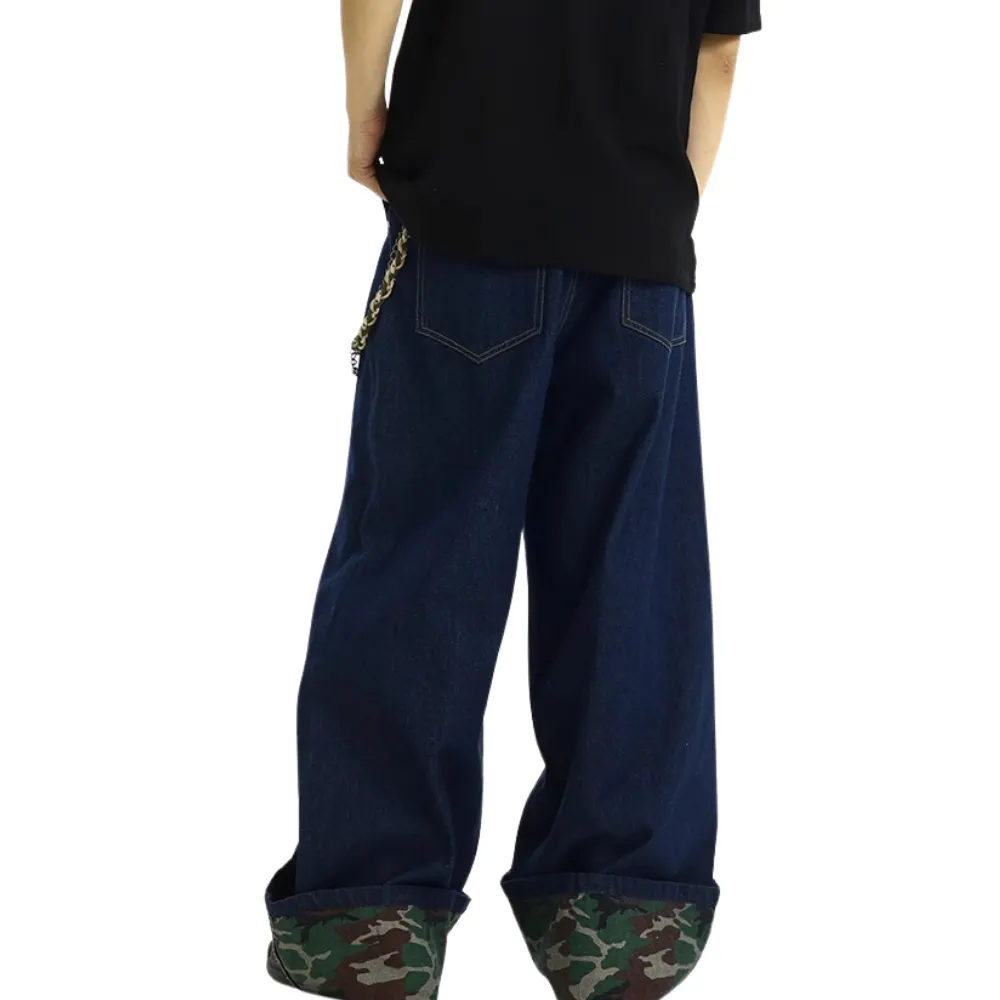 DF |Versatile Camouflage Hem Jeans