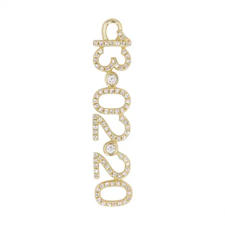Diamond Name Earring Charm