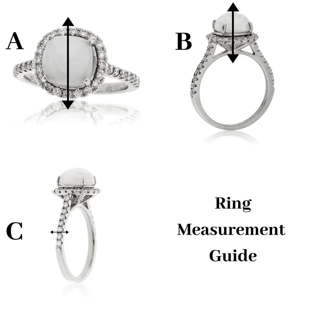 Diamond Winged Butterfly & Flower Ring