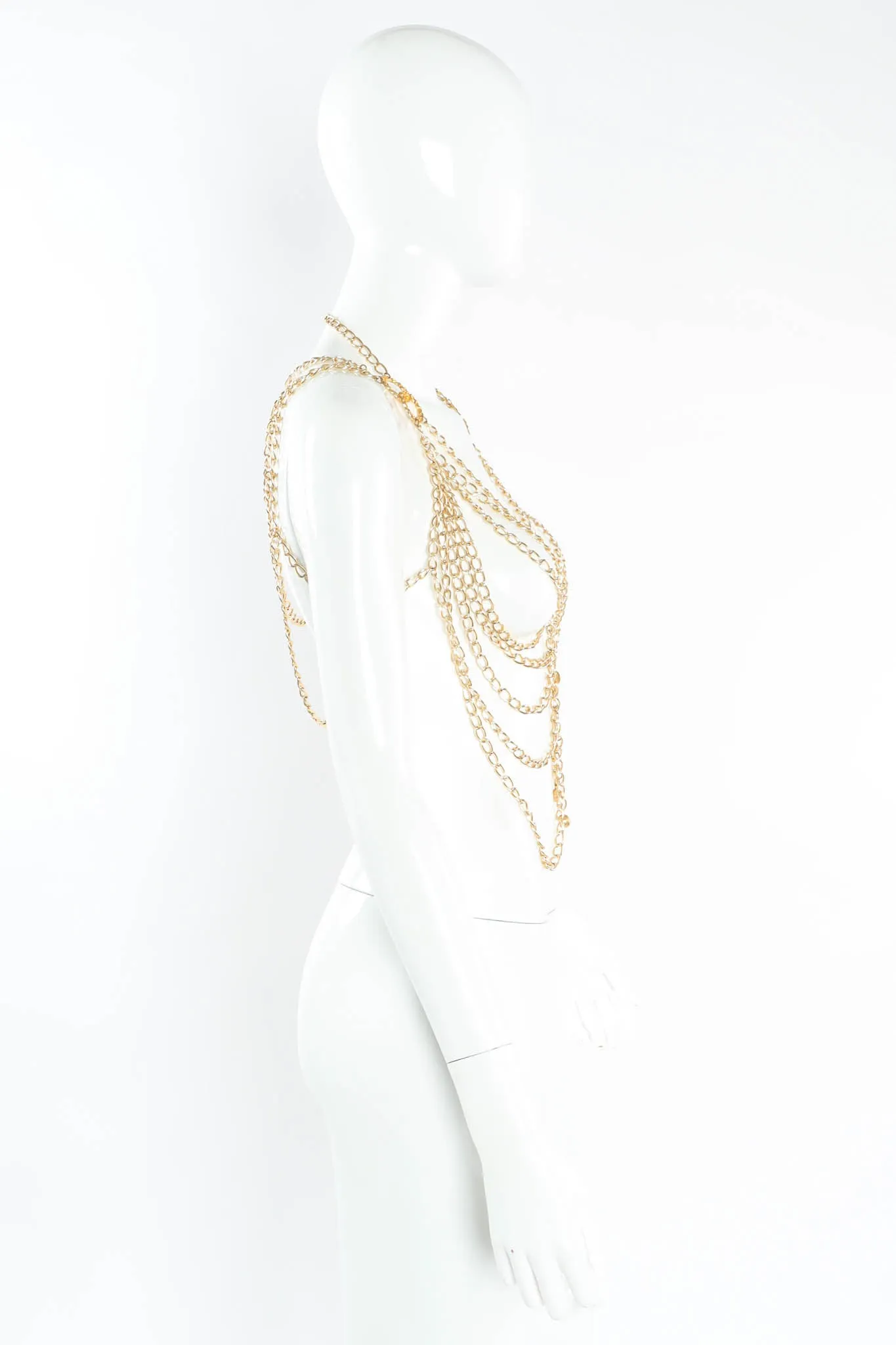Double Ring Harness Chain Vest
