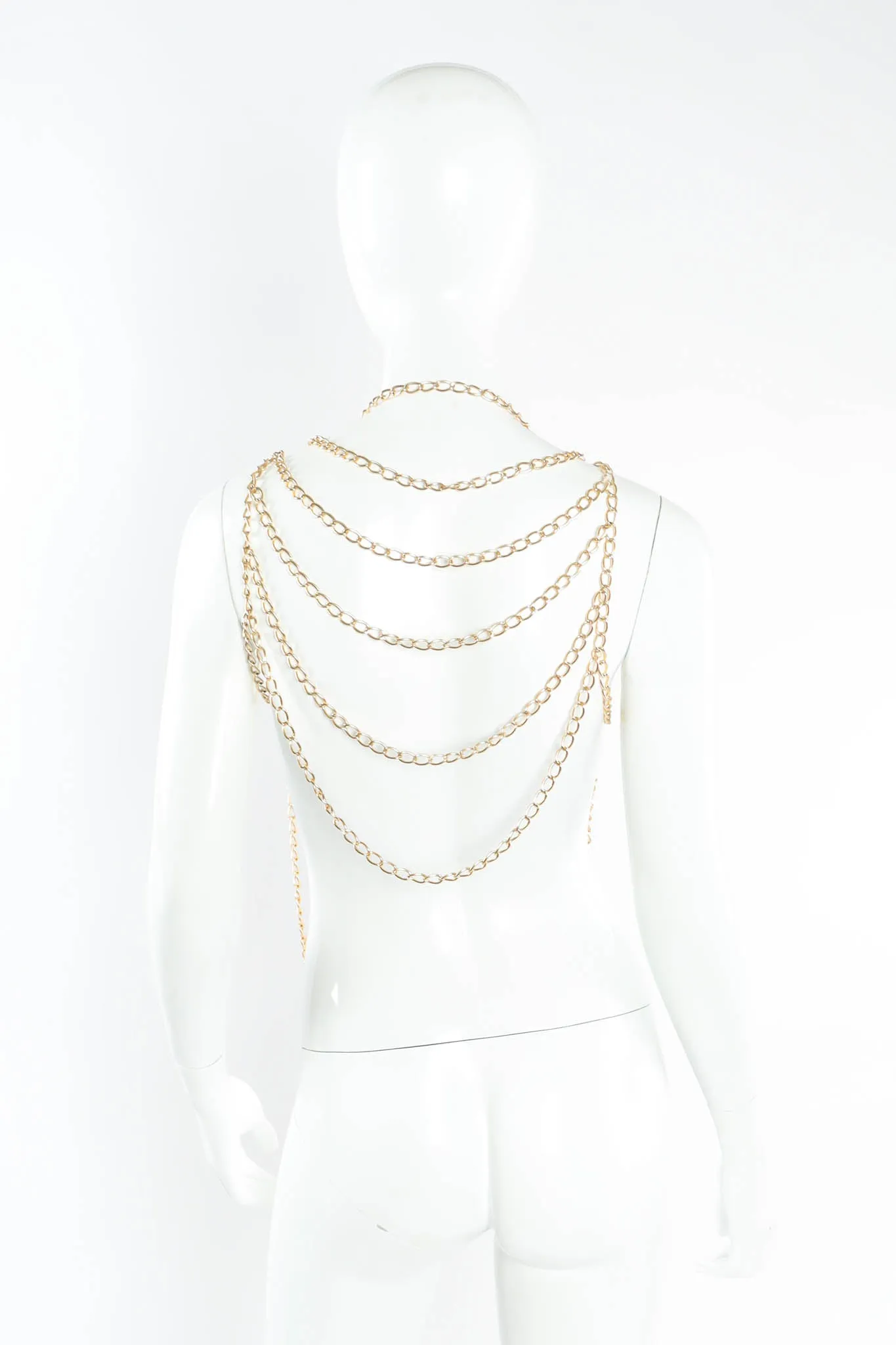 Double Ring Harness Chain Vest