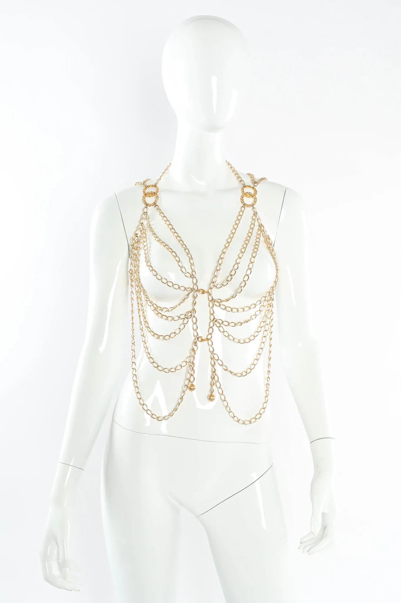 Double Ring Harness Chain Vest
