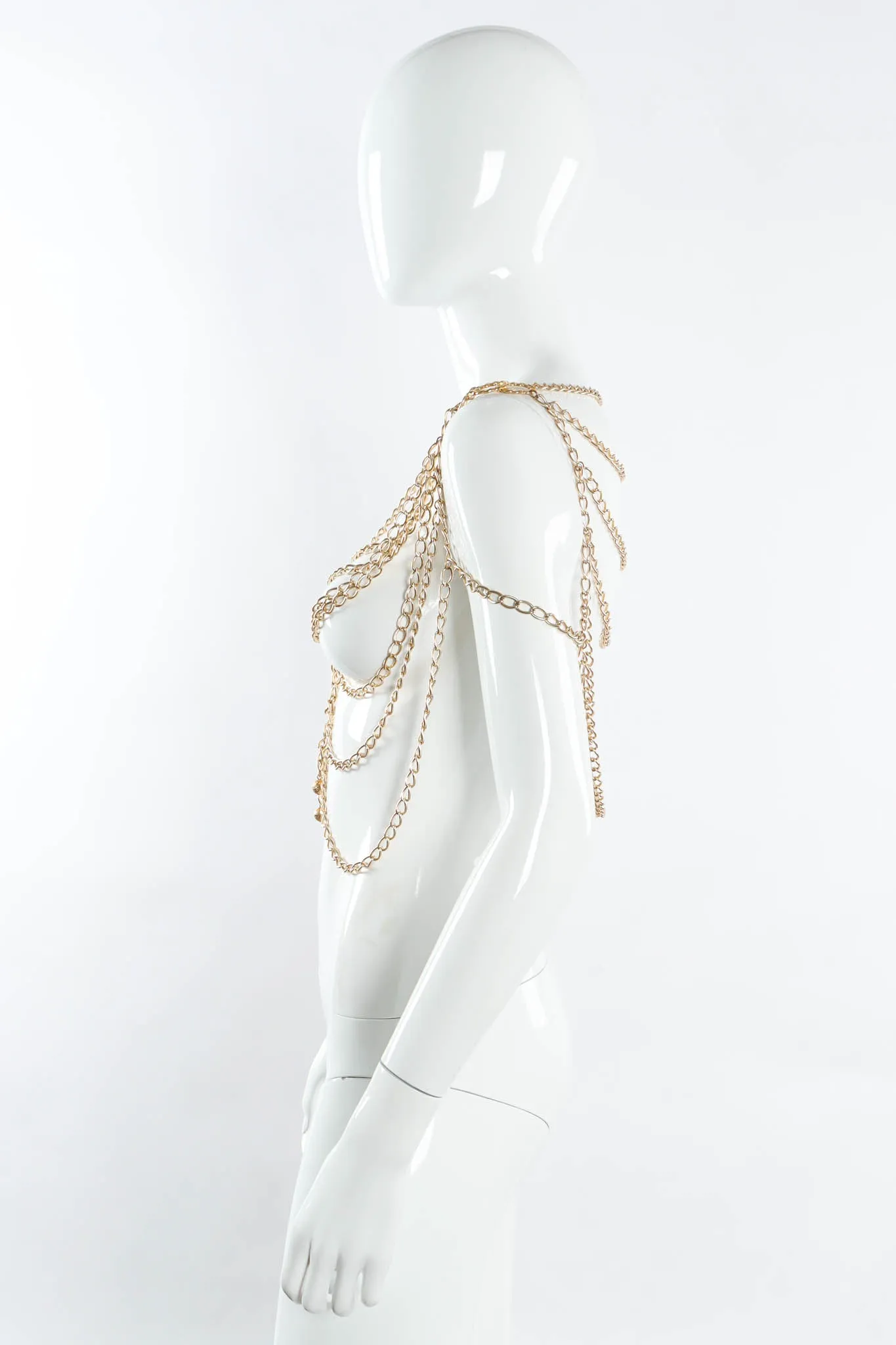 Double Ring Harness Chain Vest