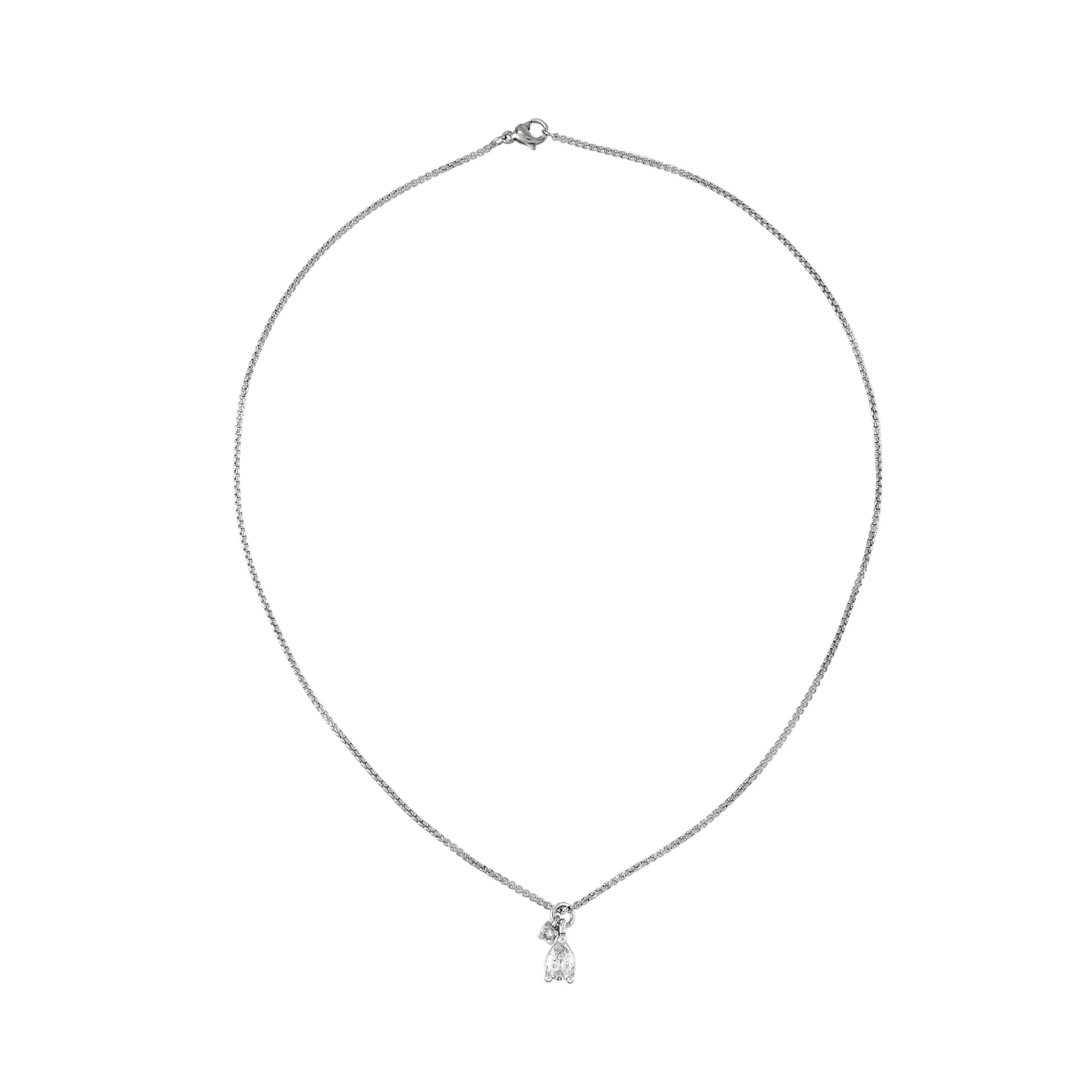 DROP ZIRCONIA NECKLACE