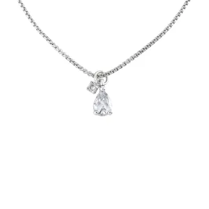 DROP ZIRCONIA NECKLACE