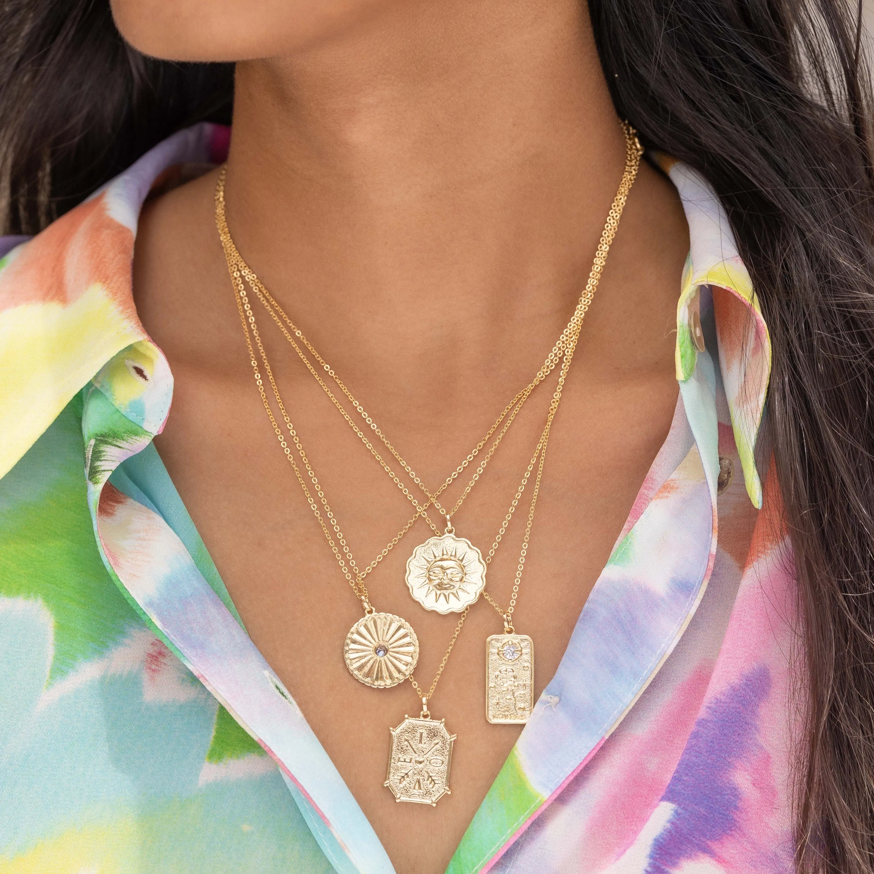 Dylan Disc Necklace