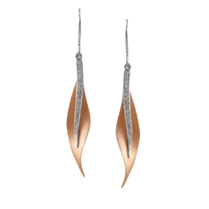 Earring in 18k Gold with Diamonds