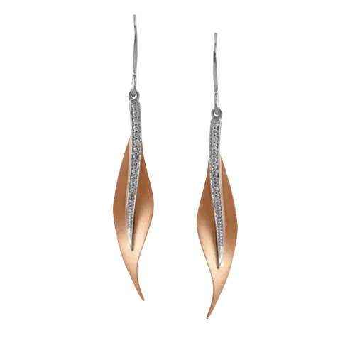 Earring in 18k Gold with Diamonds