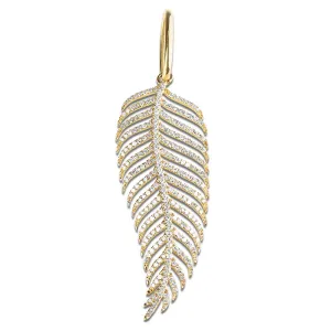 EXTRA LARGE PALM LEAF CHARM