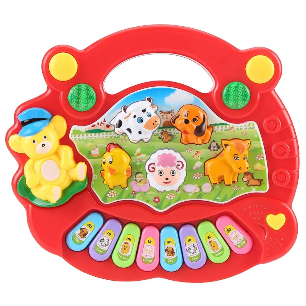 Farm Animal Piano Musical Instrument Kids Toy