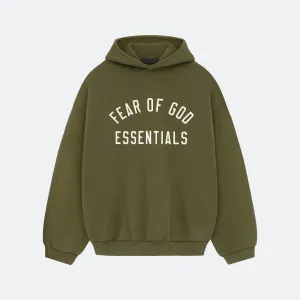 Fear Of God Essentials Fleece Hoodie - Military