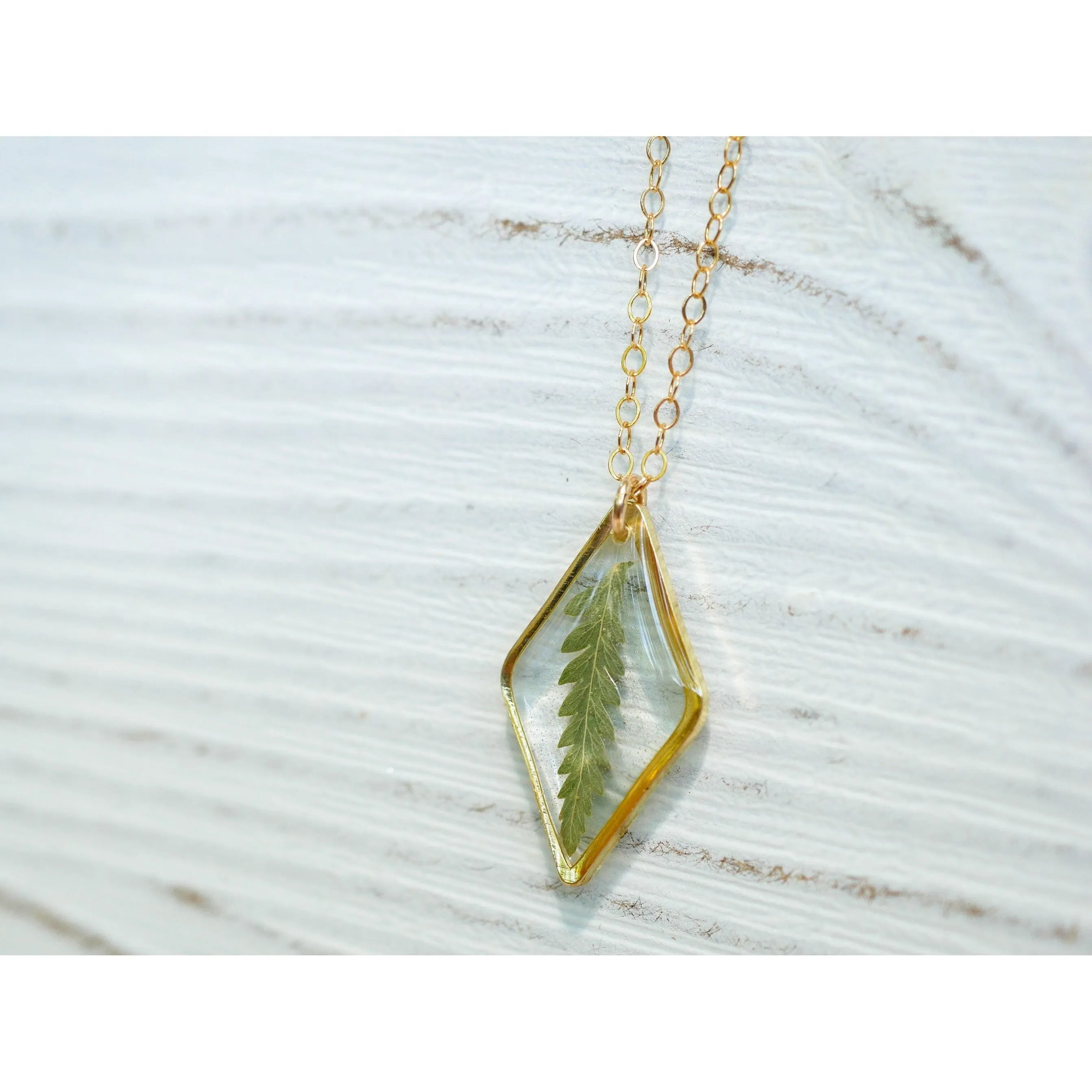 Fern diamond Necklace