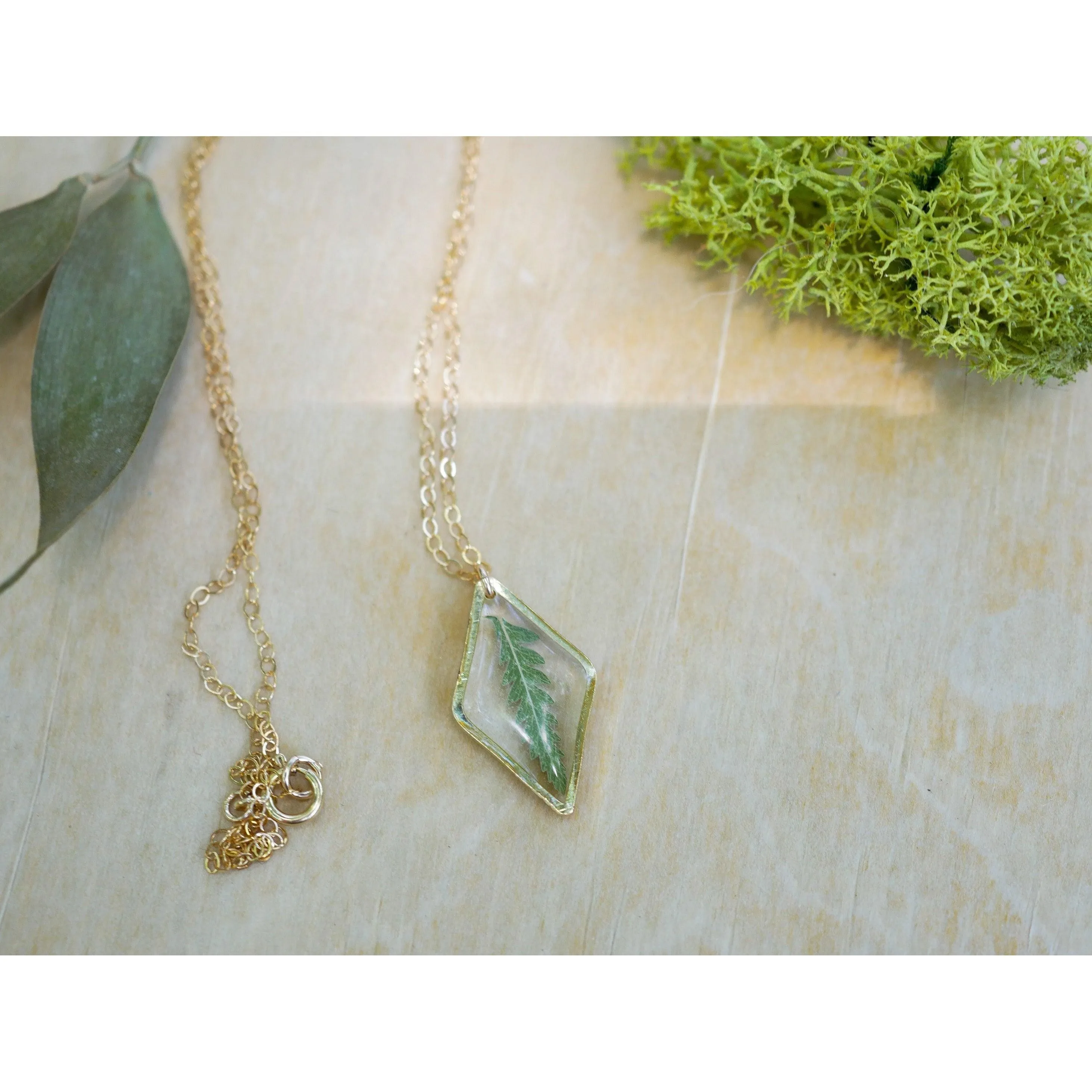 Fern diamond Necklace