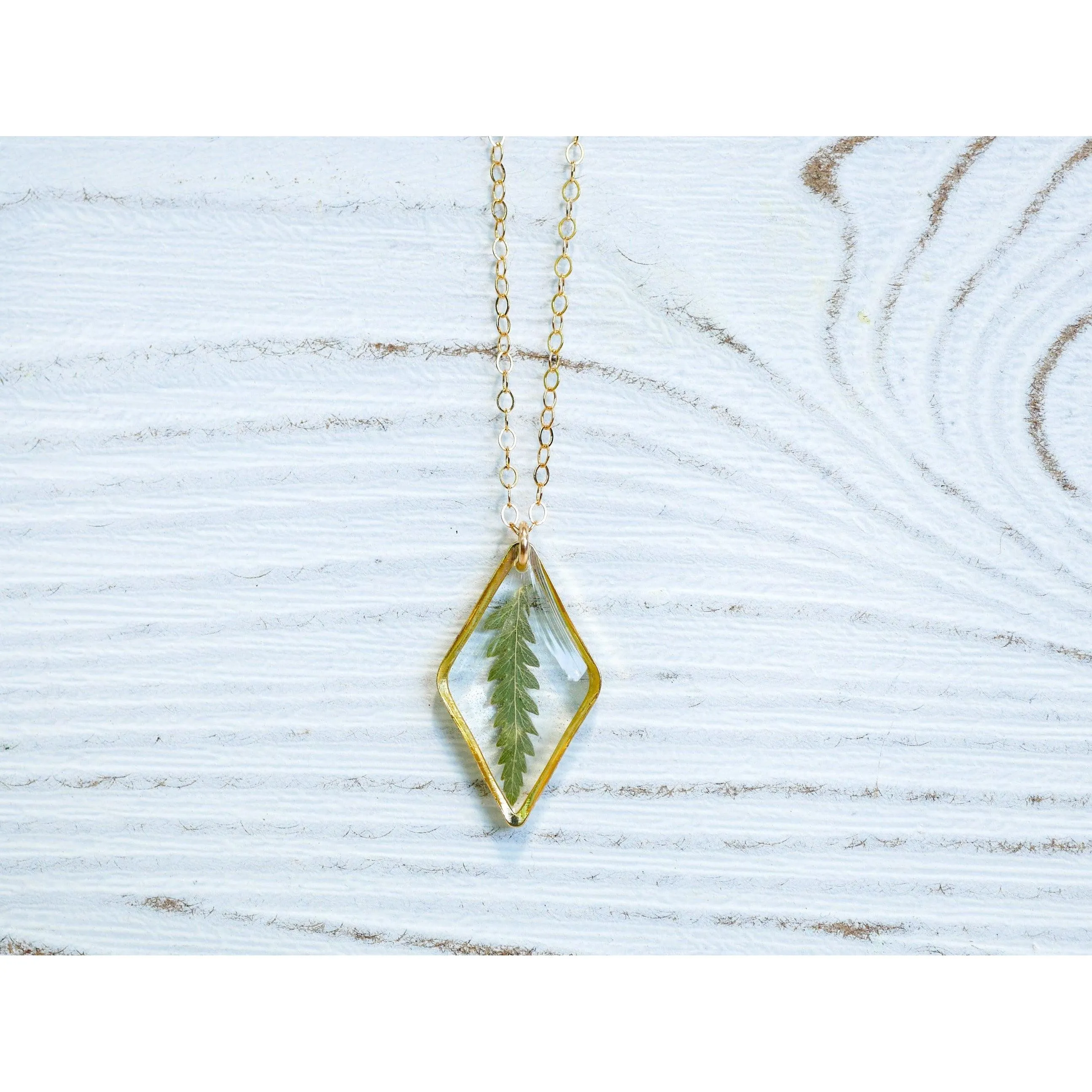 Fern diamond Necklace
