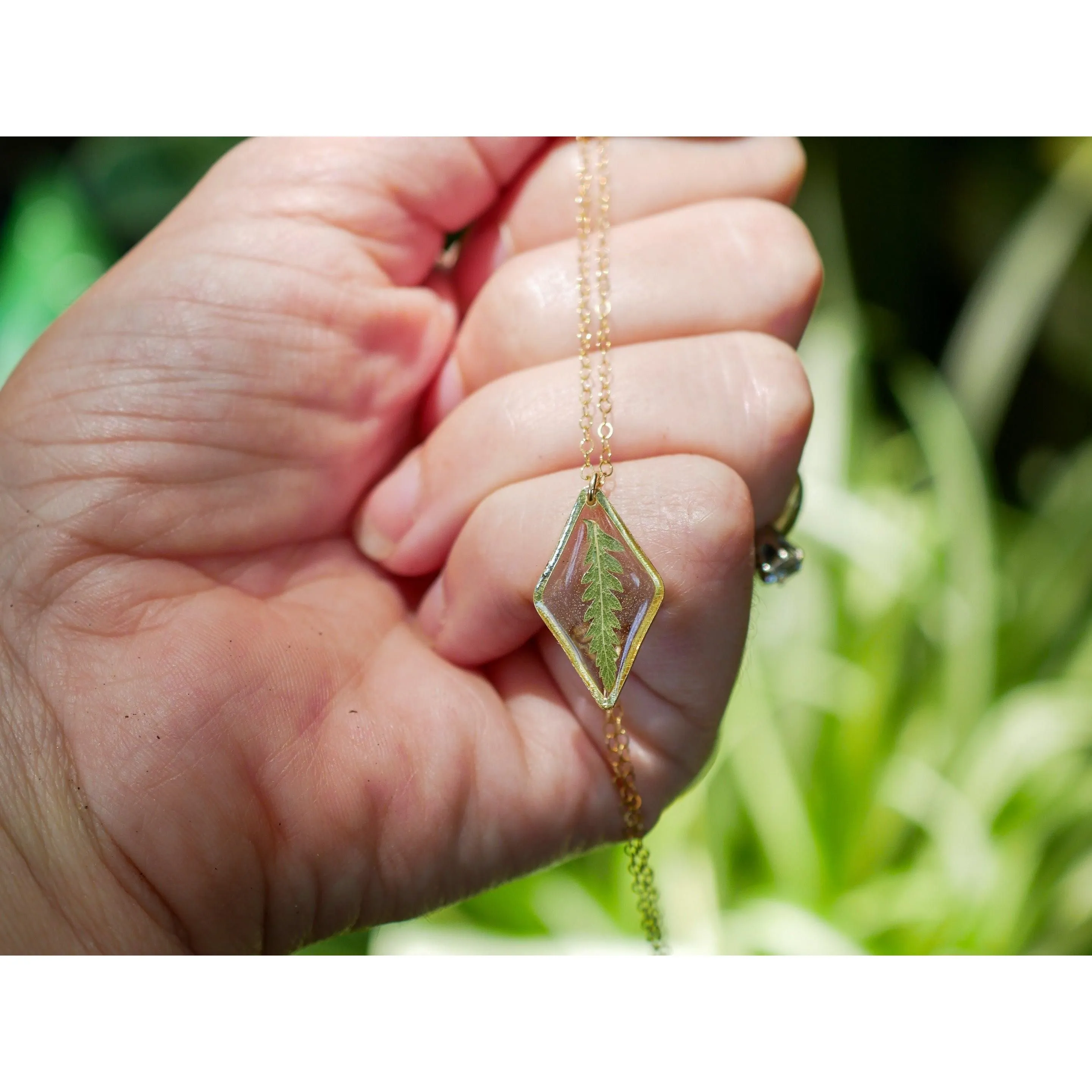 Fern diamond Necklace