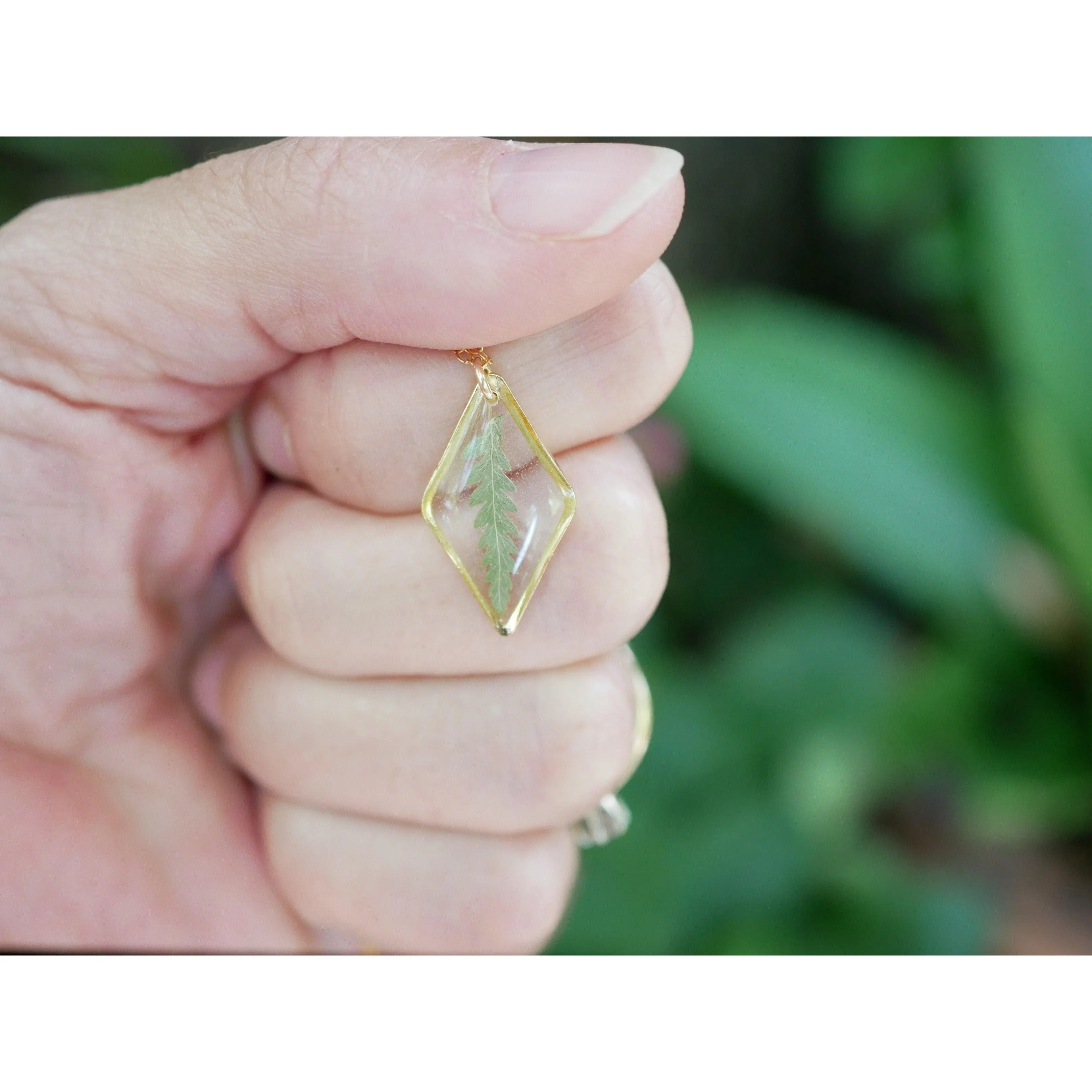 Fern diamond Necklace