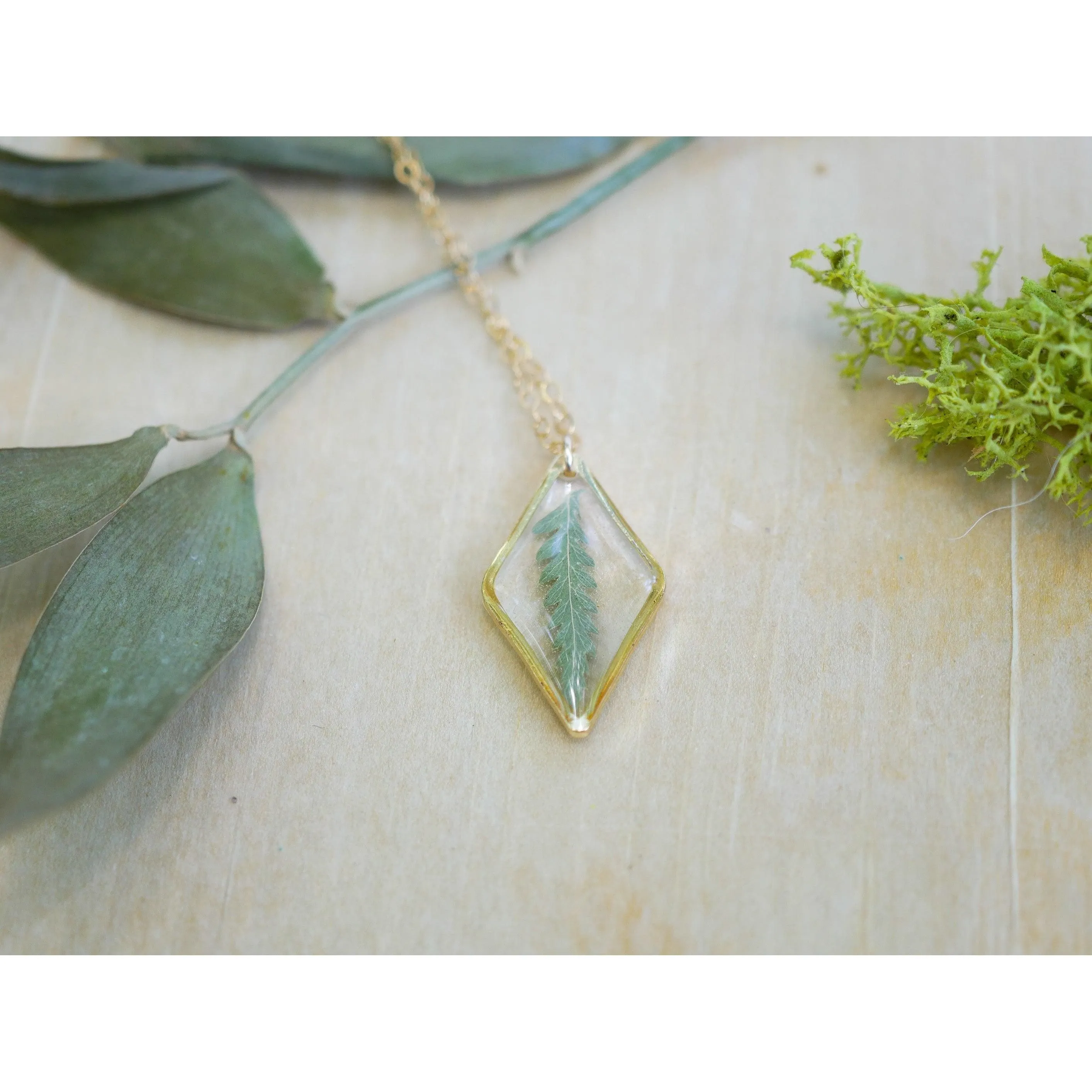 Fern diamond Necklace