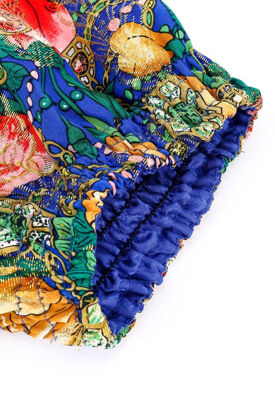 Floral Silk Swing Duster