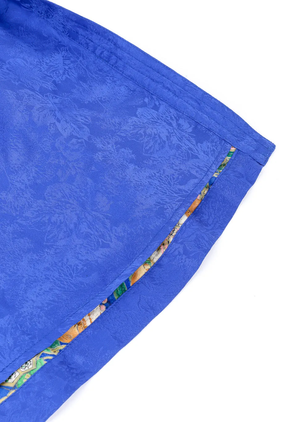 Floral Silk Swing Duster