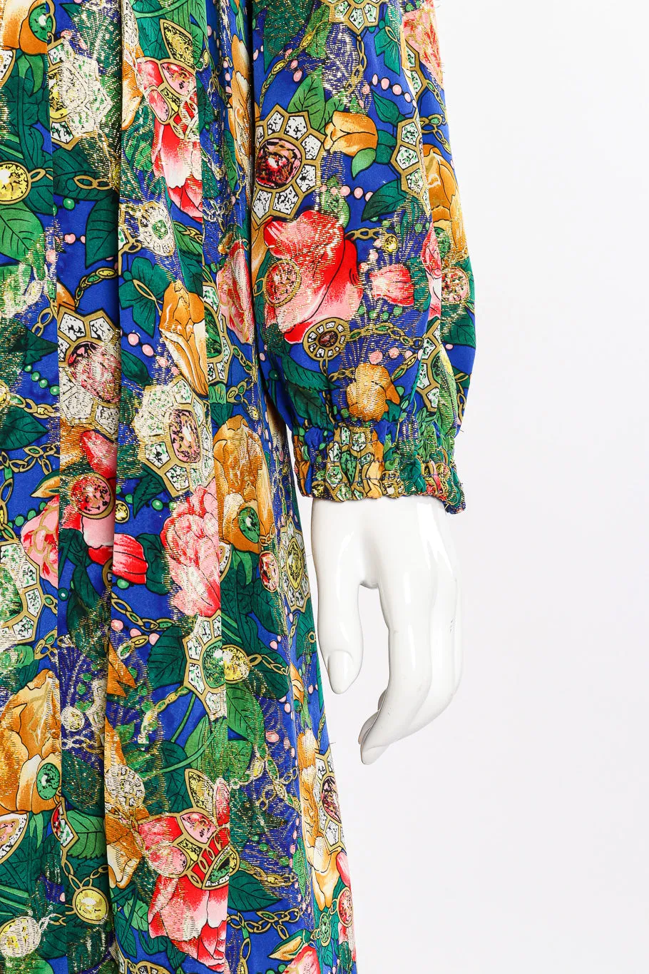 Floral Silk Swing Duster