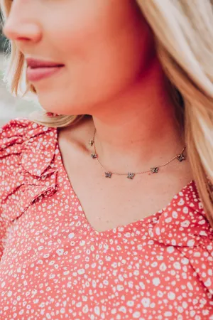 Flutter This Way Necklace - Gold