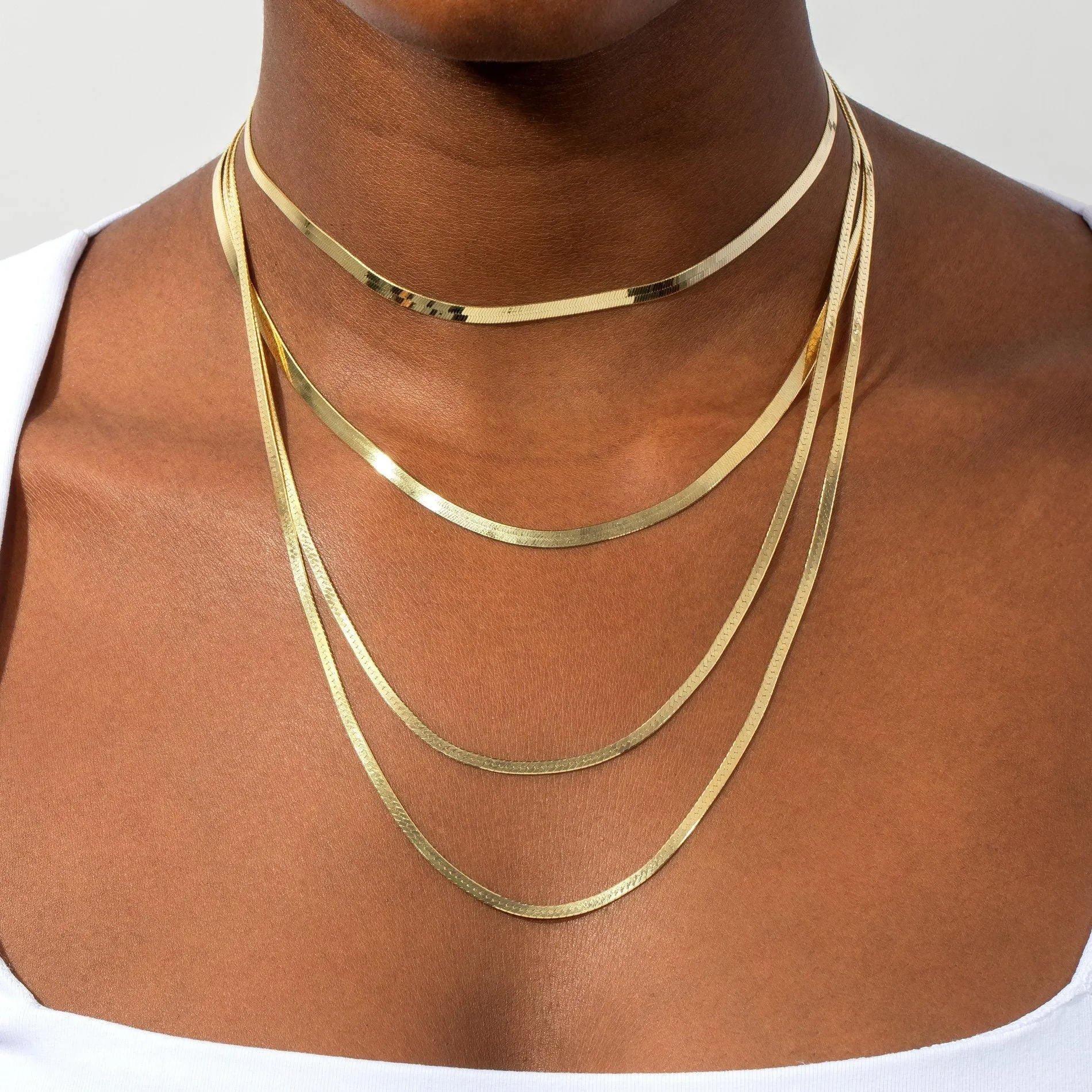 Four In One Snake Chain Necklace