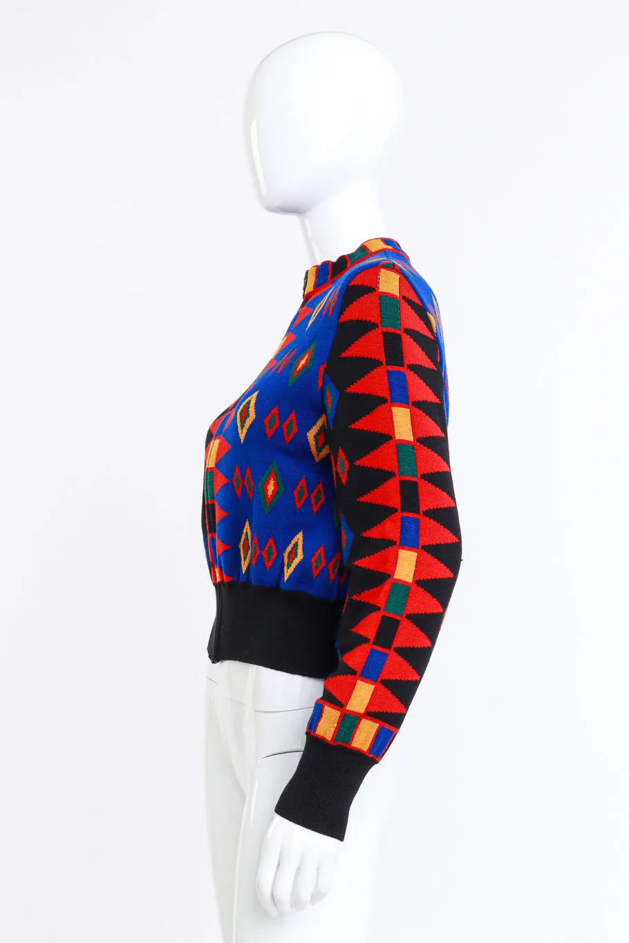 Geo Knit Wool Sweater