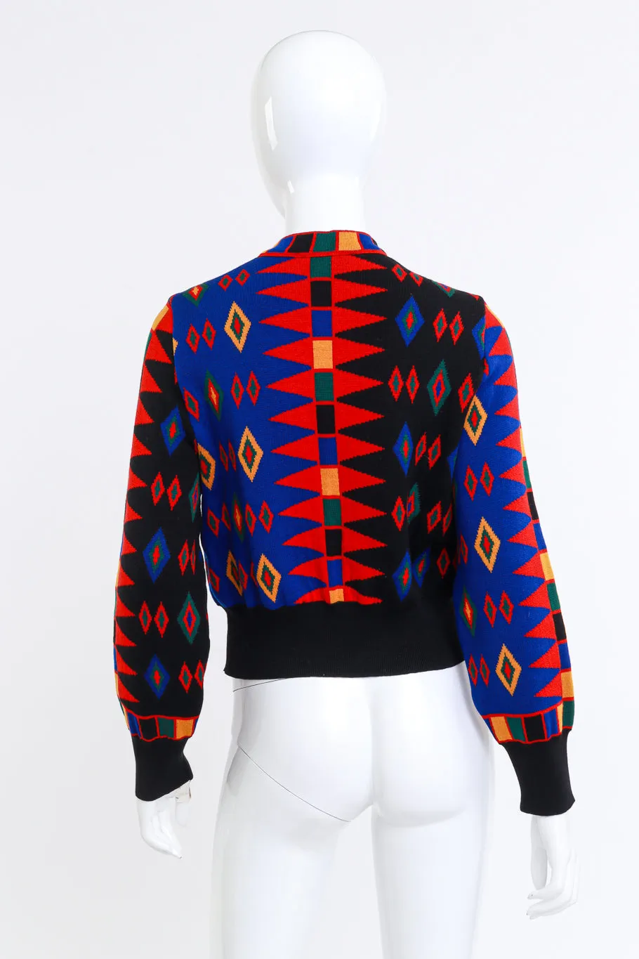 Geo Knit Wool Sweater