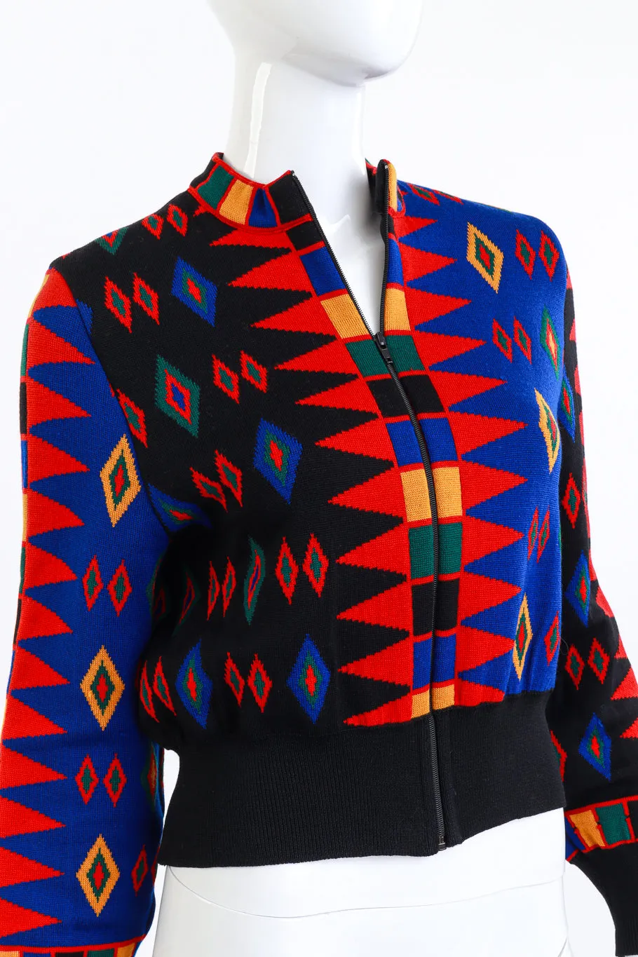 Geo Knit Wool Sweater