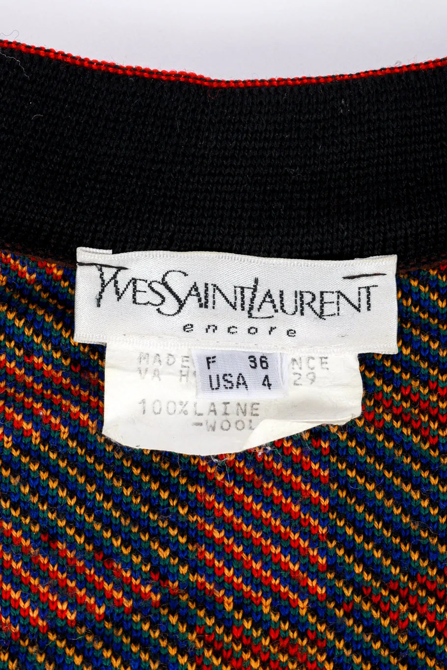 Geo Knit Wool Sweater