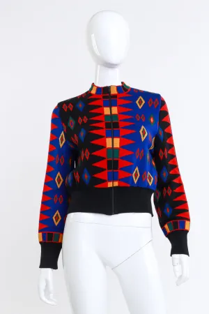 Geo Knit Wool Sweater
