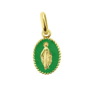 gigi clozeau resin madone pendant- GREEN
