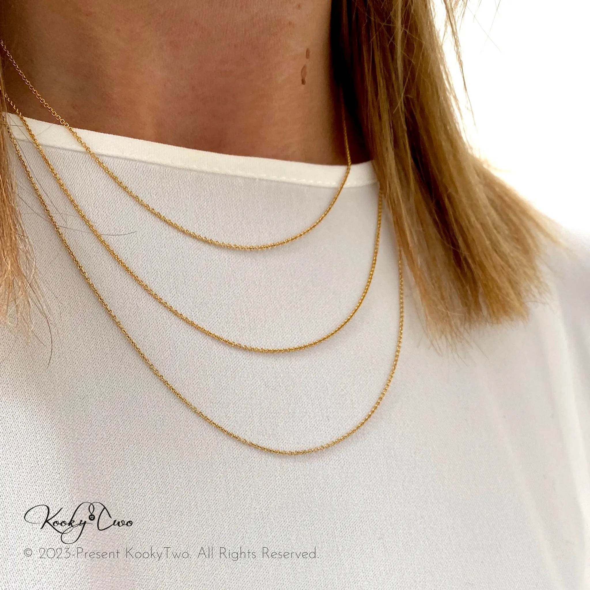 Gold Fine Necklace Chains