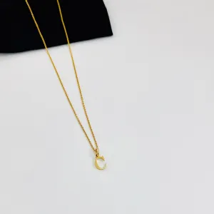 Gold Initial Necklace