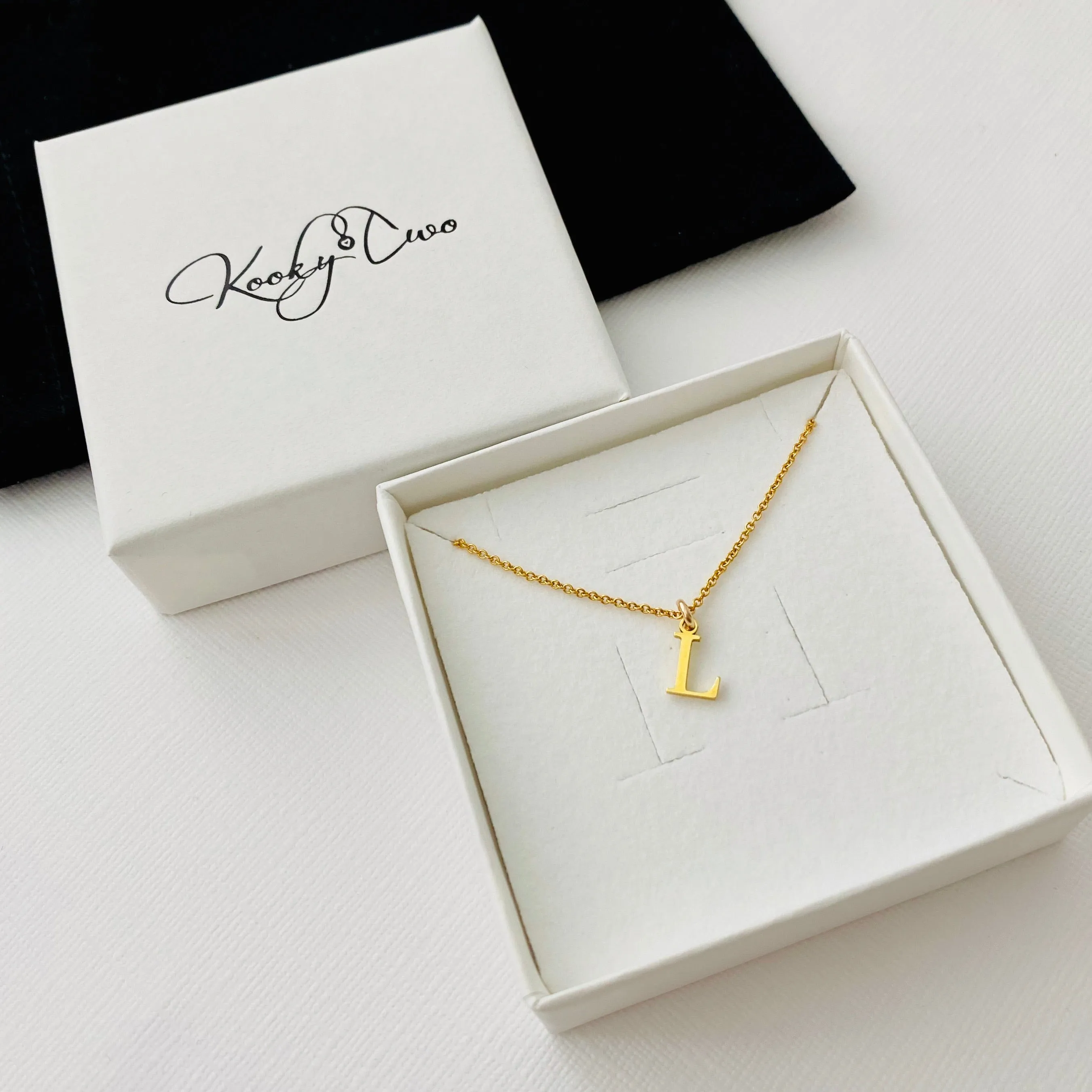 Gold Initial Necklace