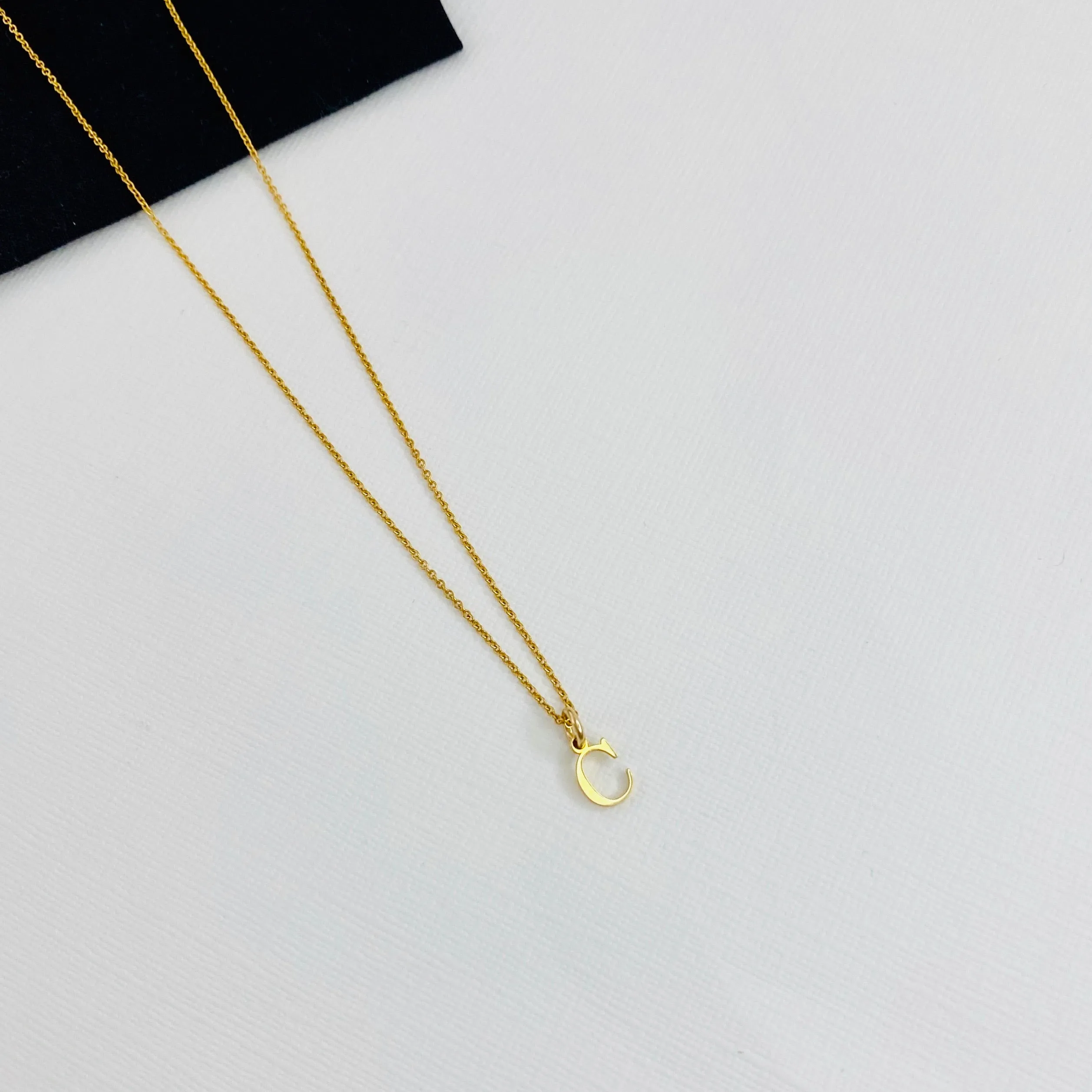 Gold Initial Necklace