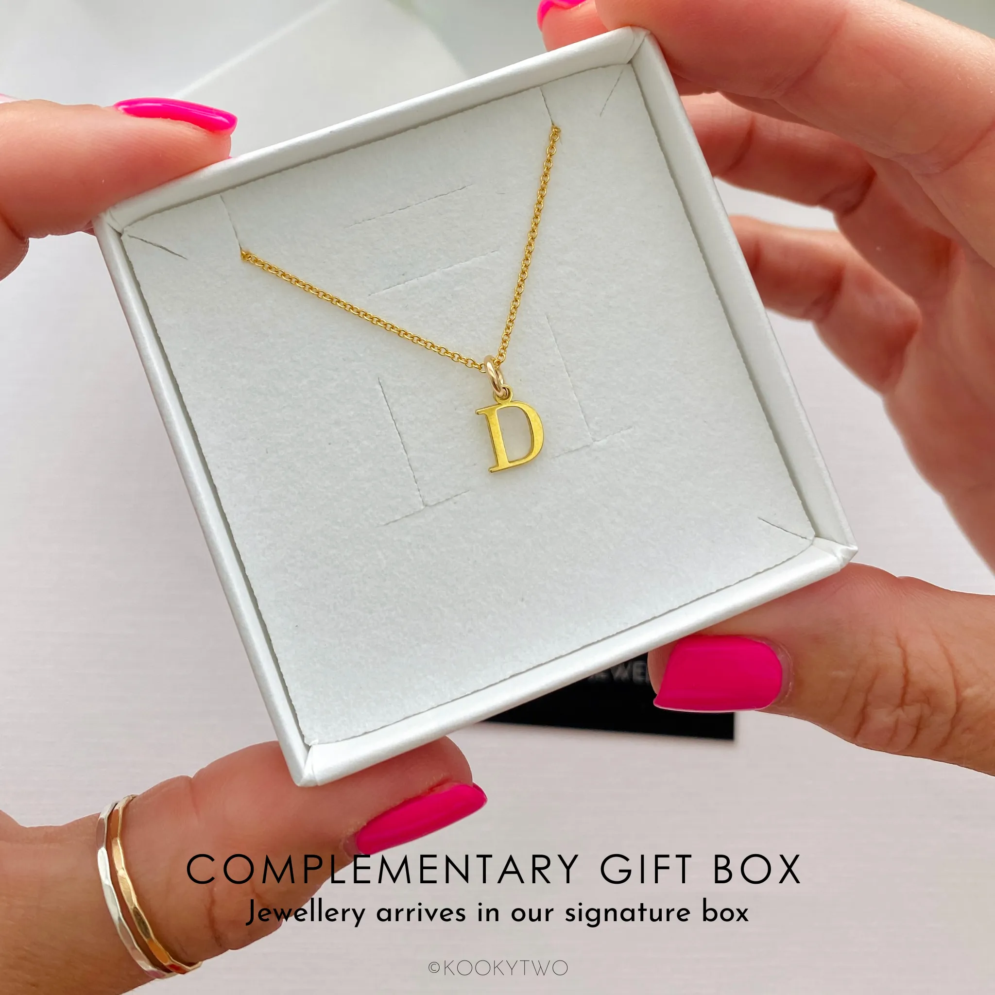 Gold Initial Necklace