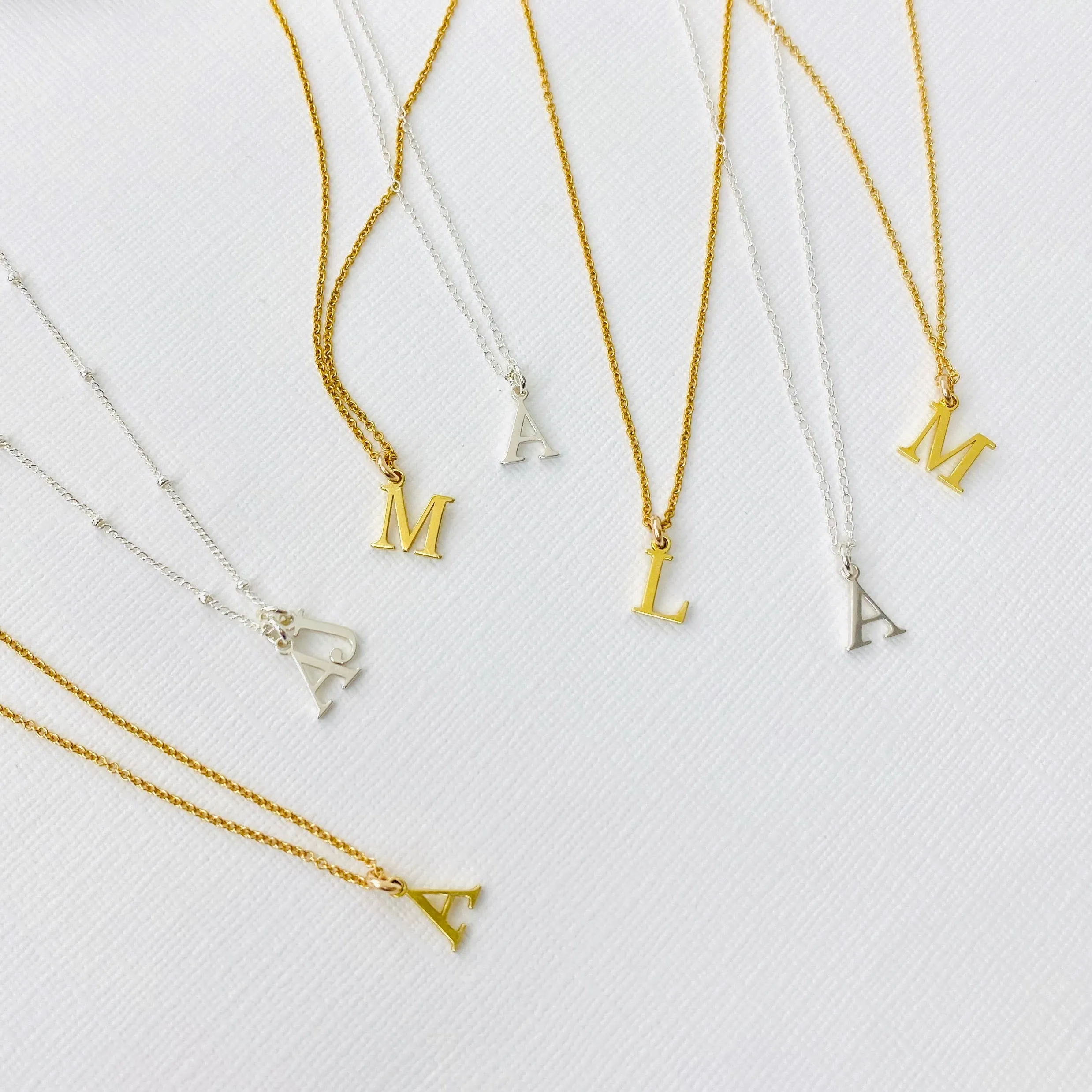 Gold Initial Necklace