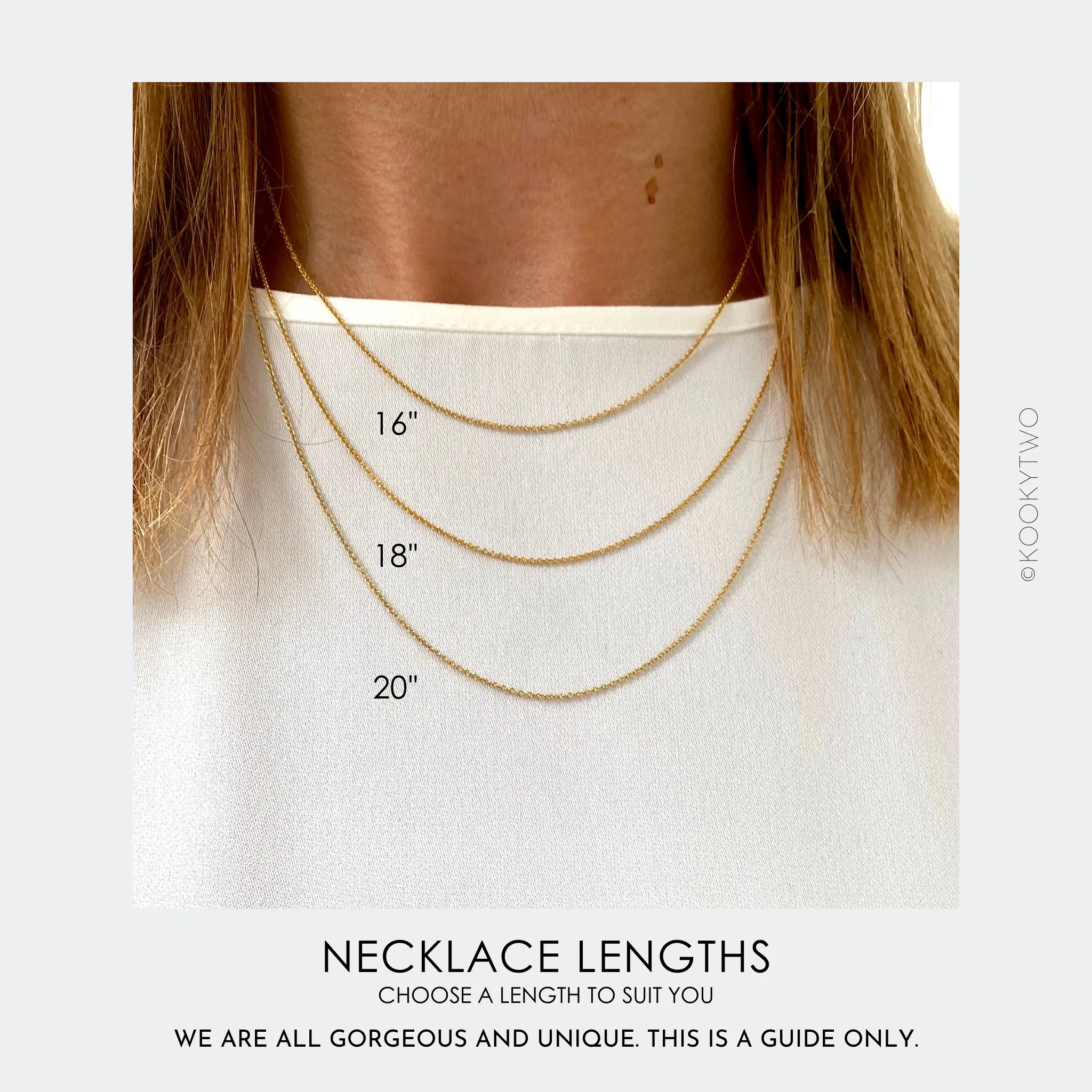Gold Initial Necklace
