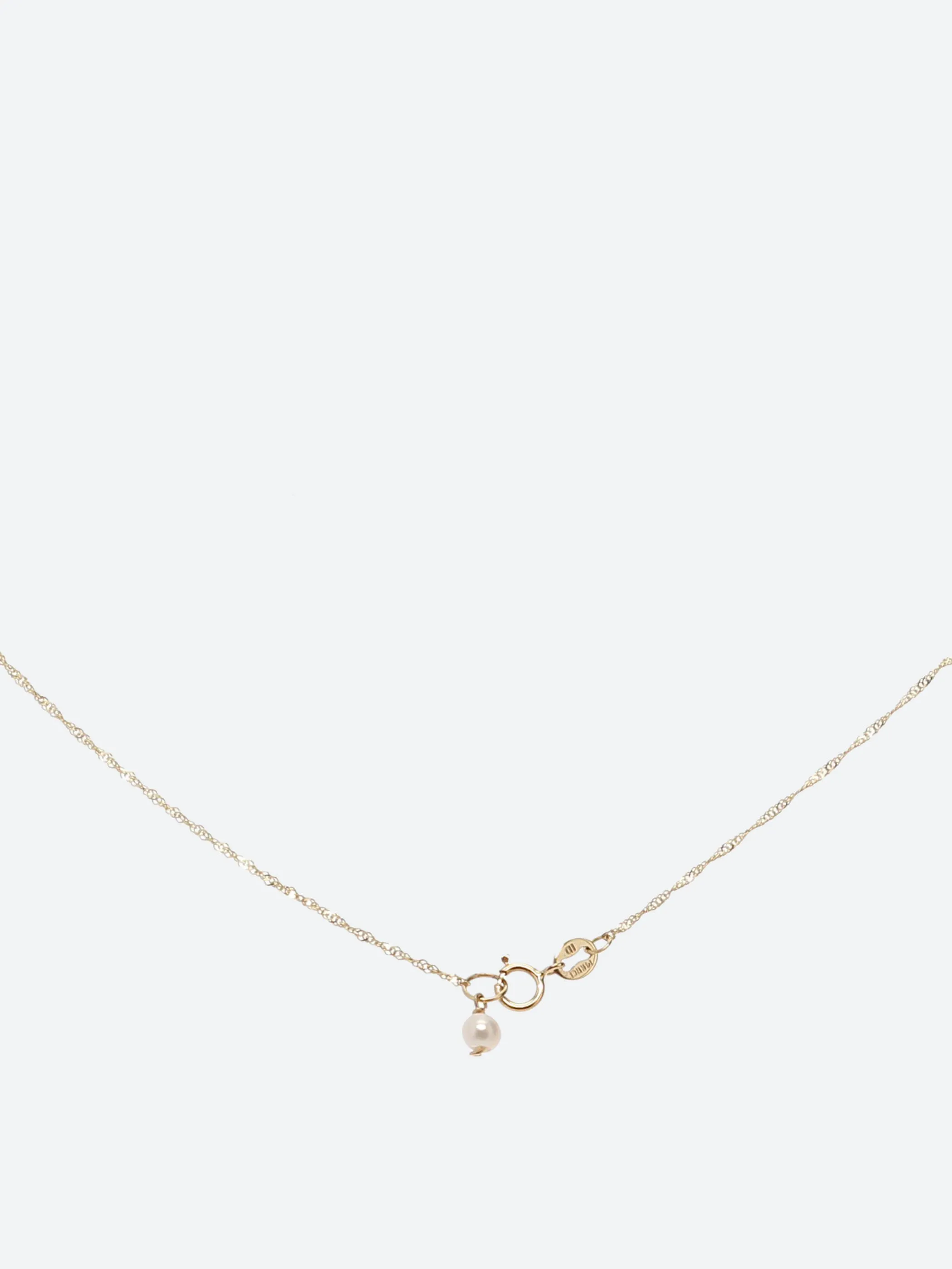 Gold Shimmer Necklace 16"