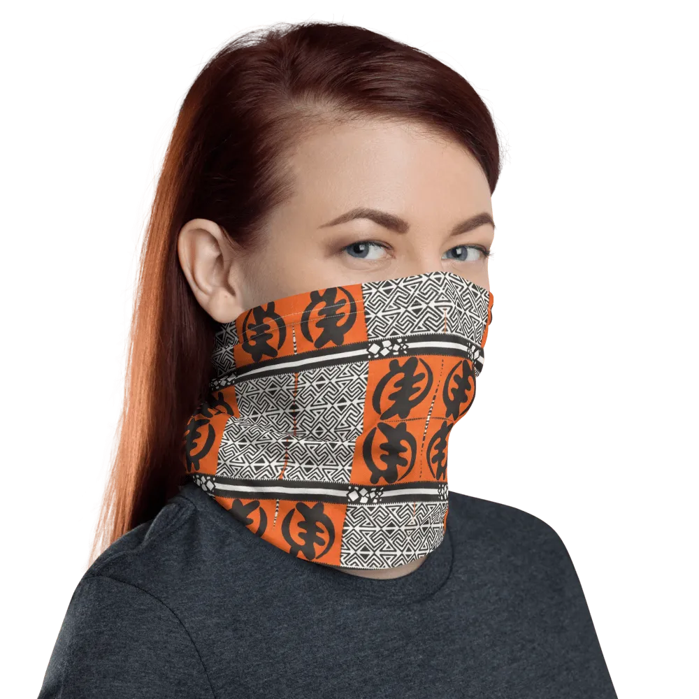 Gye Nyame African Print Neck Gaiter