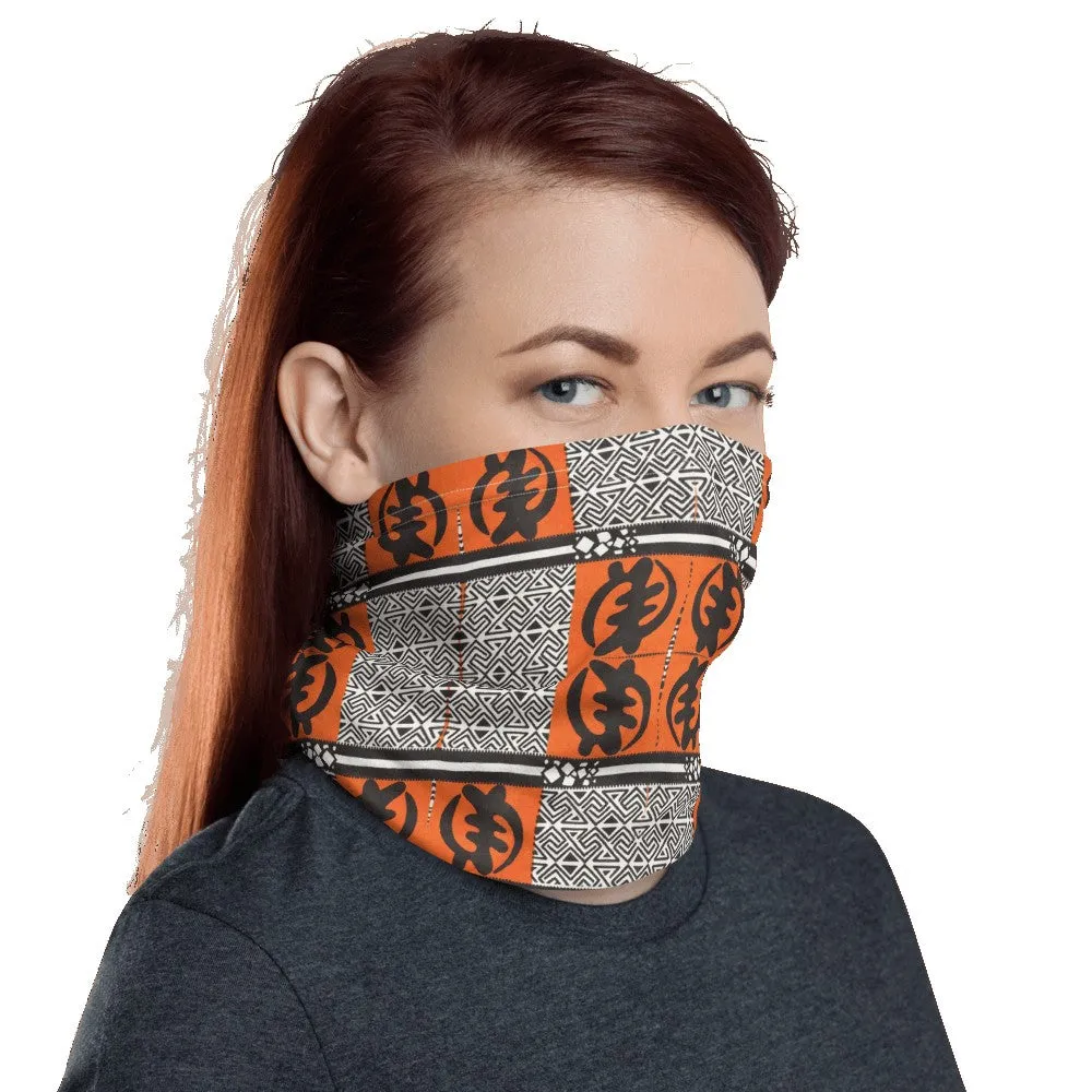 Gye Nyame African Print Neck Gaiter