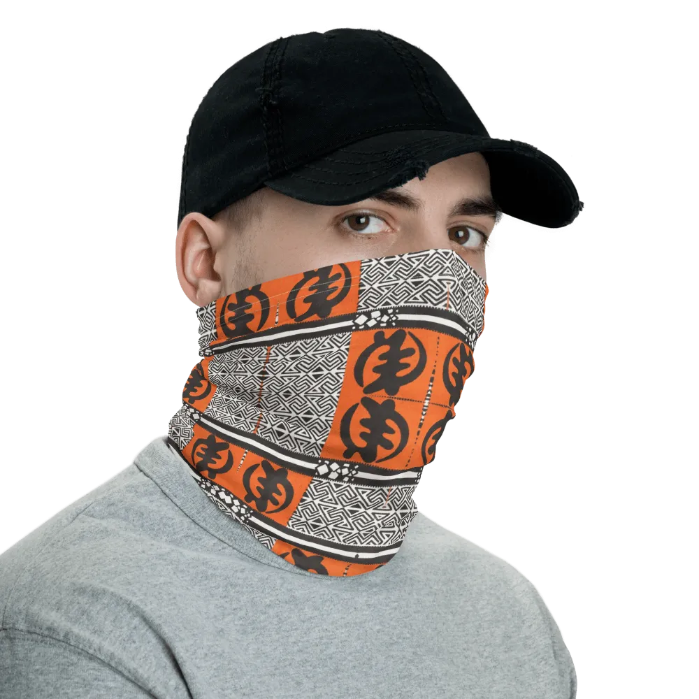 Gye Nyame African Print Neck Gaiter