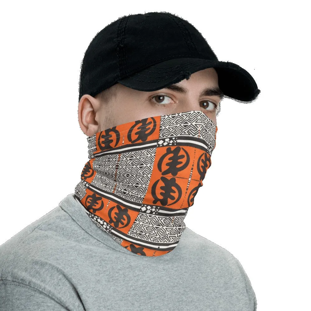 Gye Nyame African Print Neck Gaiter