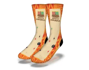 HAPPY KWANZAA Fun Holiday Socks