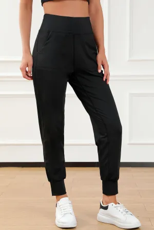 Hazel Blues® |  High Waist Joggers with Pockets